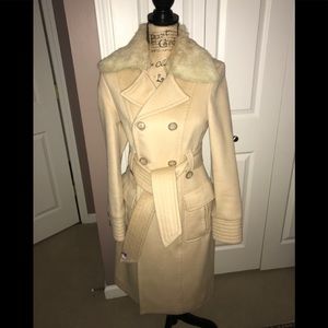 Bebe camel wool coat